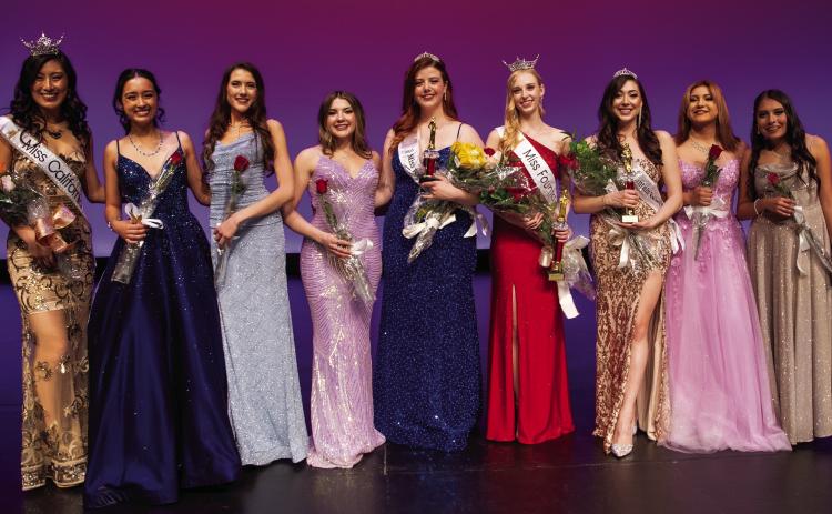 Miss Fountain Valley candidates 2023 with Miss CA 2023 Photo credit: CATHLEEN MCGRATH