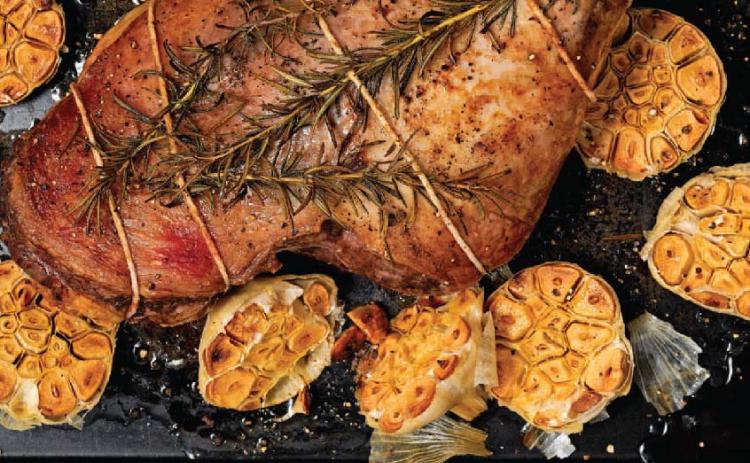 WILD FORK ROAST LEG OF LAMB WITH ROSEMARY AND GARLIC