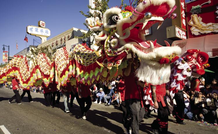 Lunar New Year Parade, Los Angeles Chinatown (Photo by © Jose Gil | Dreamstime.com)