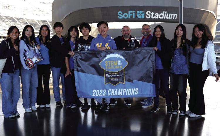 FVHS ROBOTICS STUDENTS WIN ‘STEM ON THE SIDELINES’ COMPETITION