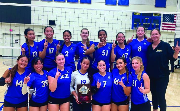 Varsity team wins 1st place in the Garden Grove End of Season Classic Tournament.