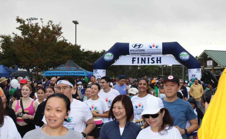 Almost 1K runners participated in the annual race to help fight childhood cancer. Photo by VINCE SOSA / Fountain Valley Living Magazine