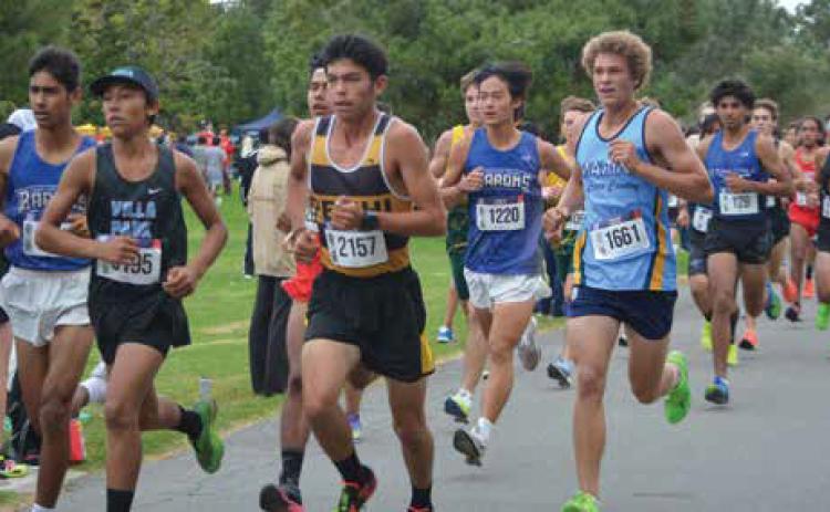 Runners compete in the annual CPI. Photo by EVA ENRIQUEZ / FVHS Cross Country Parent