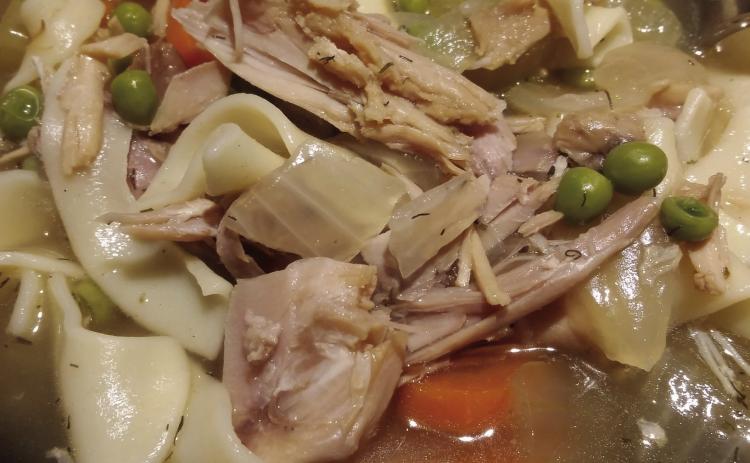 DAY AFTER THANKSGIVING TURKEY NOODLE SOUP