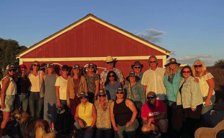 Some of the volunteers who help Free Rein. Photos Provided