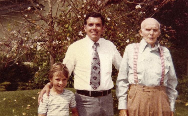 Scott, Nick, and Albert Rogers circa 1975.