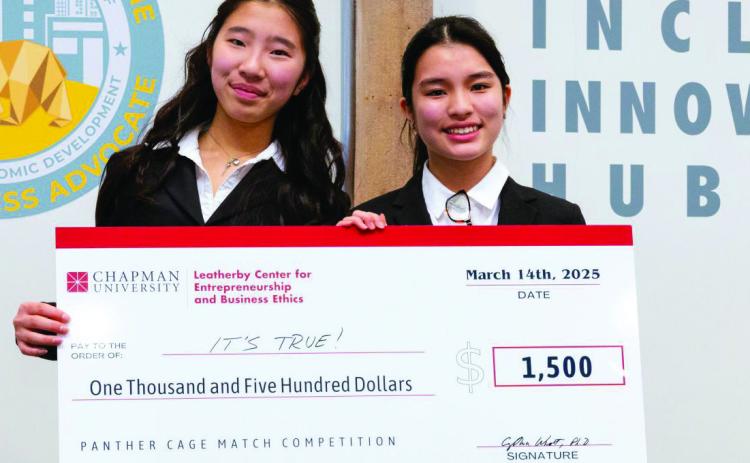 FVHS STUDENTS WIN BUSINESS COMPETITION