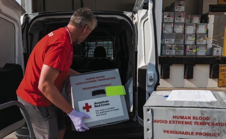 LOCALS ROLL UP THEIR SLEEVES DURING BLOOD SHORTAGE EMERGENCY